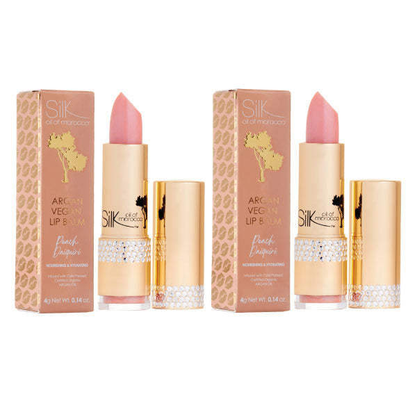 Argan Lip Balms - Duo Pack - Peach Daiquiri - Trade Value Pack