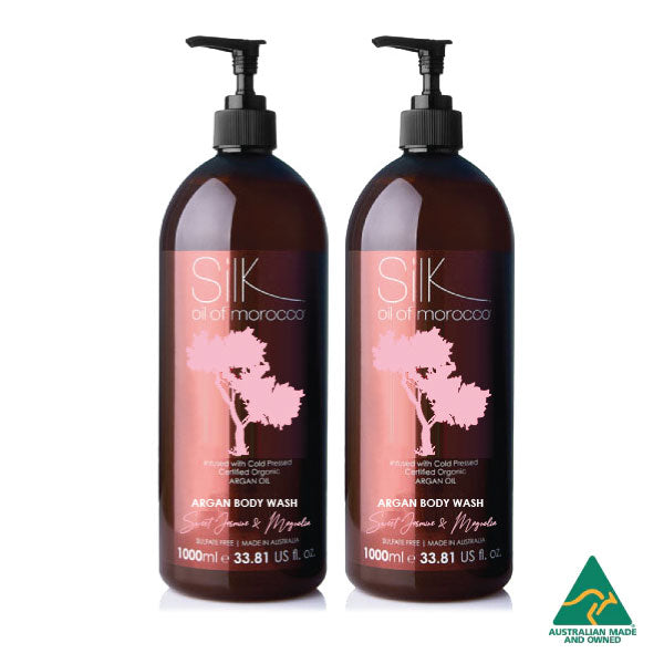 Sweet Jasmine & Magnolia Body Wash Value Pack 1 Litre Duo