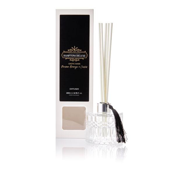 Reed Diffuser + 250ml Refill - Hamptons Deluxe - Exotic Oasis - Persian Orange and Cassis - Trade Value Pack